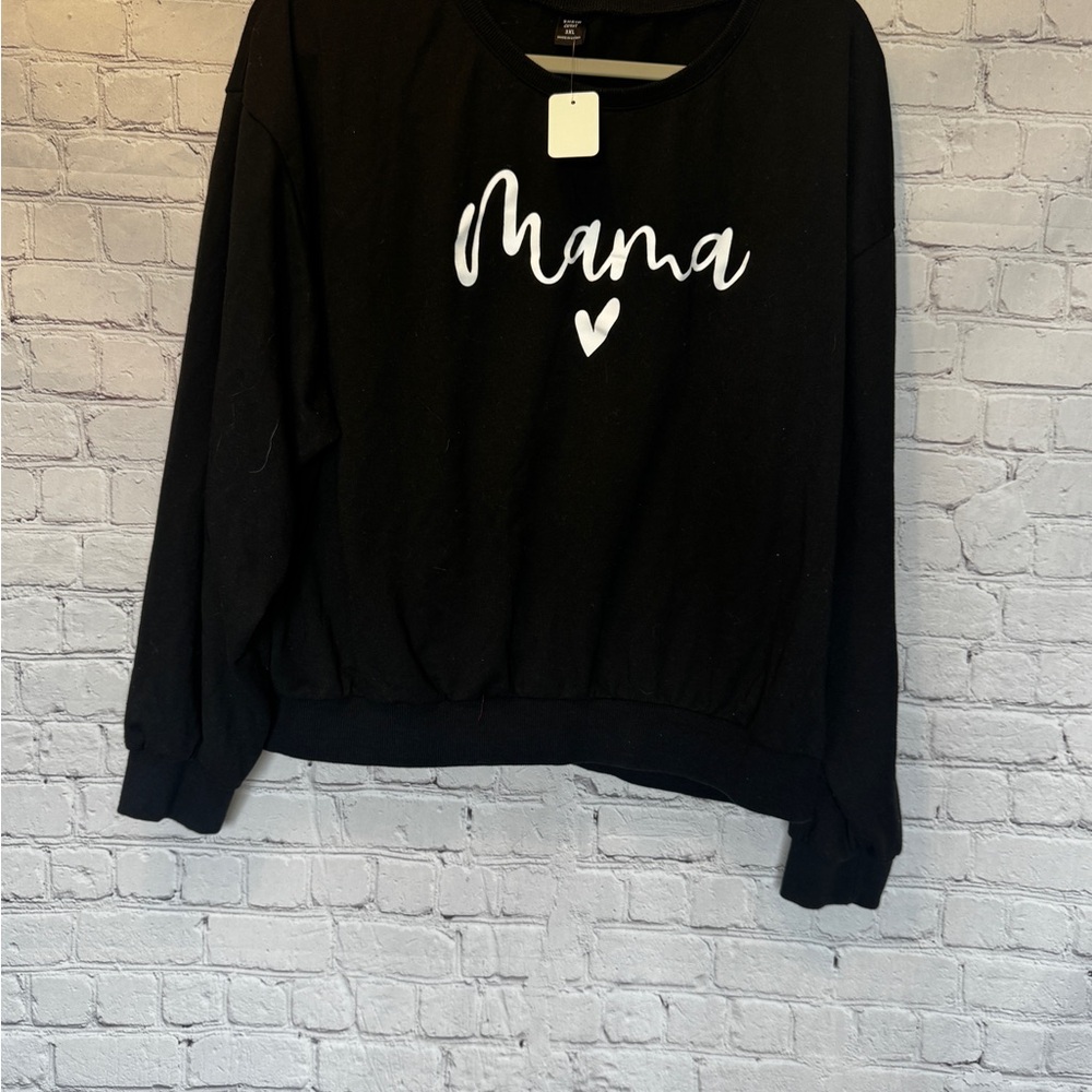 Black 'Mama' Sweater